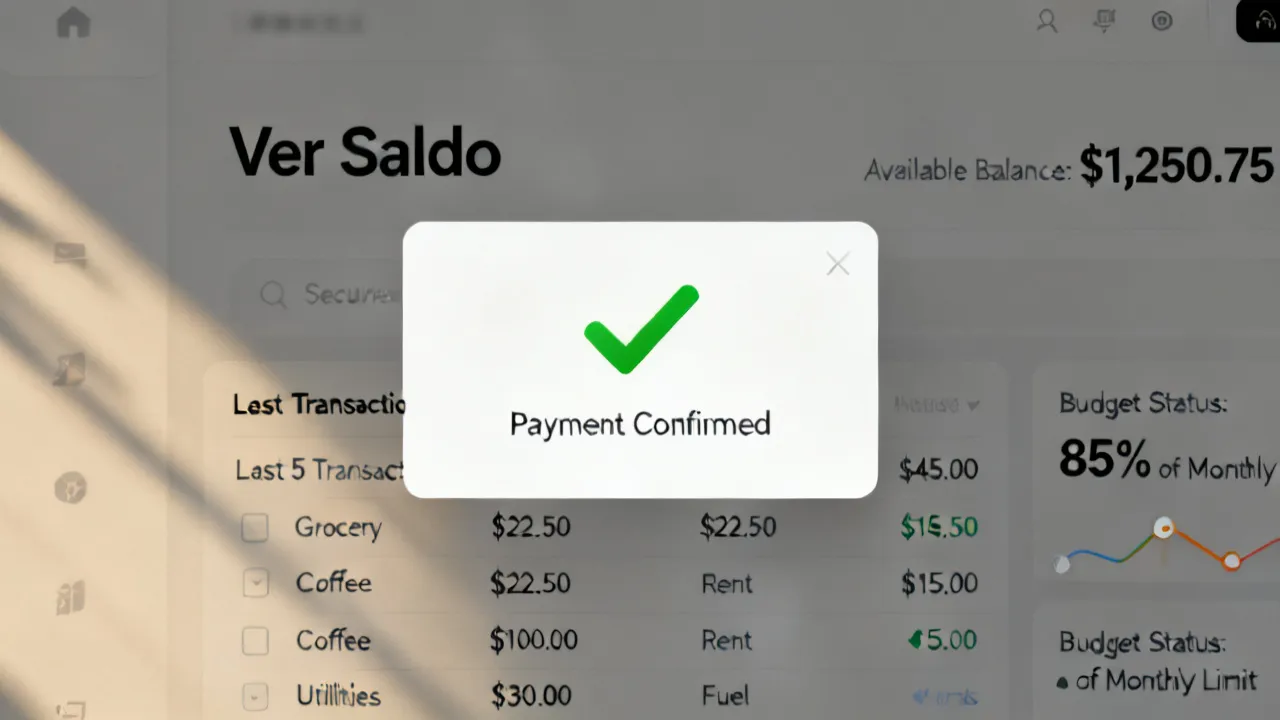 Guía técnica para Ver Saldo y gestión de pagos