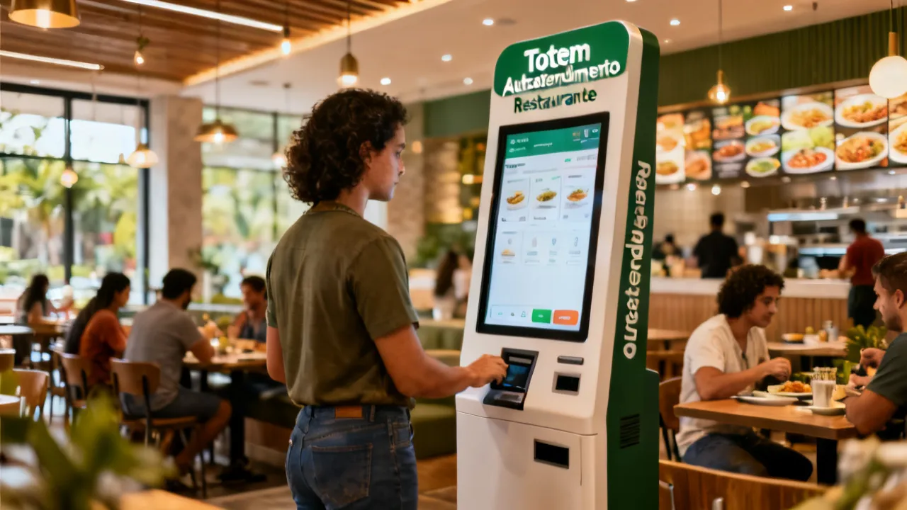 Totem de autoatendimento em restaurantes: guia completo
