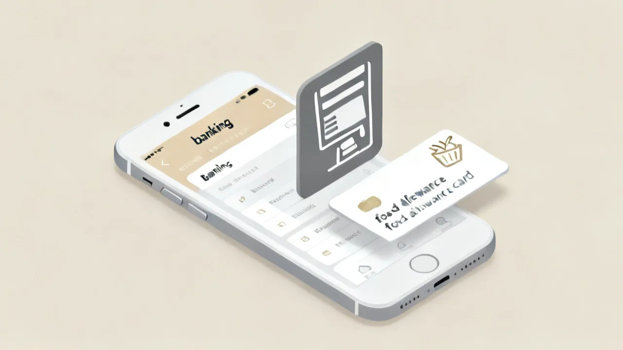 Como usar cartão alimentação e contas online