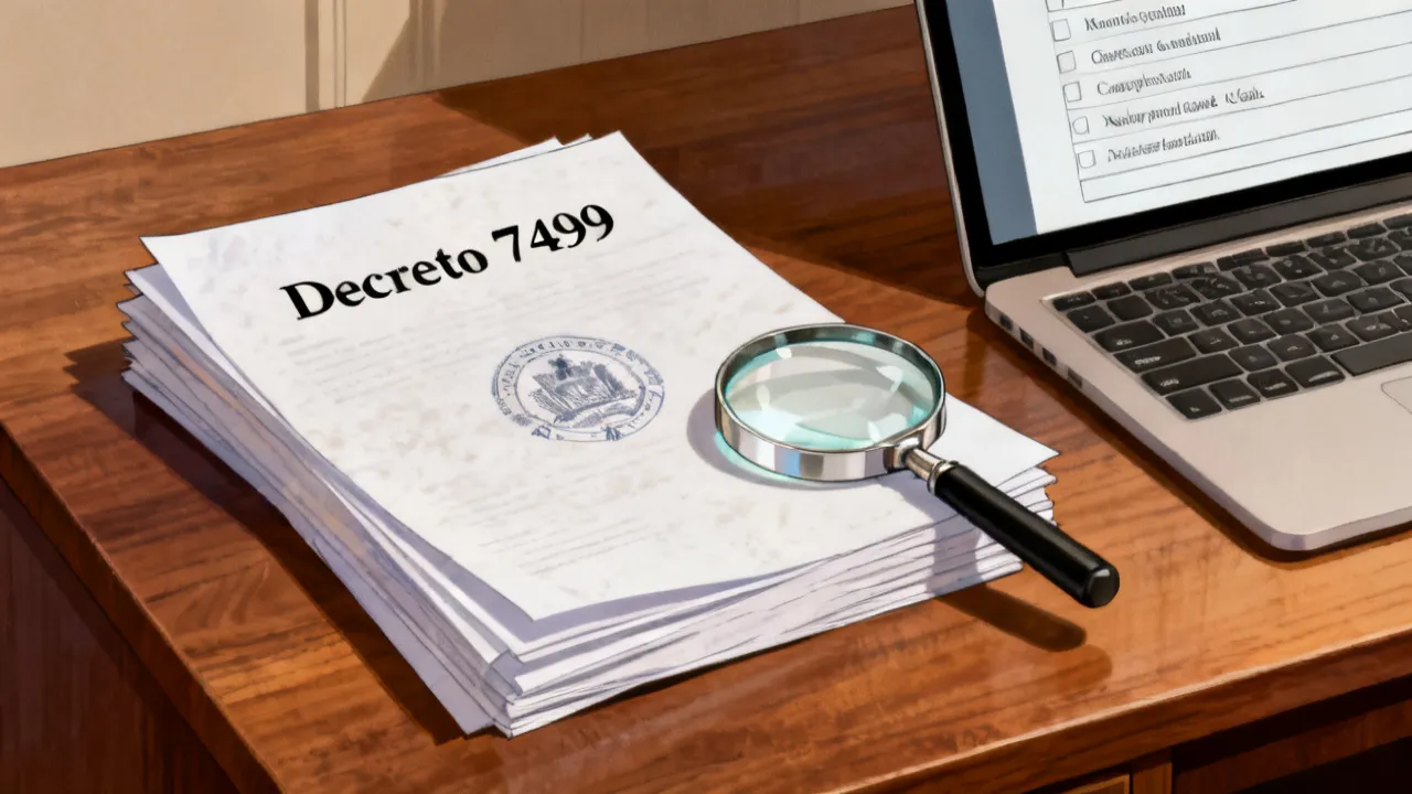 Guia profissional sobre o Decreto 7499 e impactos