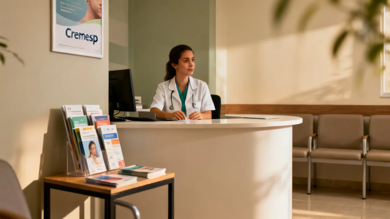 Guia profissional sobre Cremesp Lapa e exigências