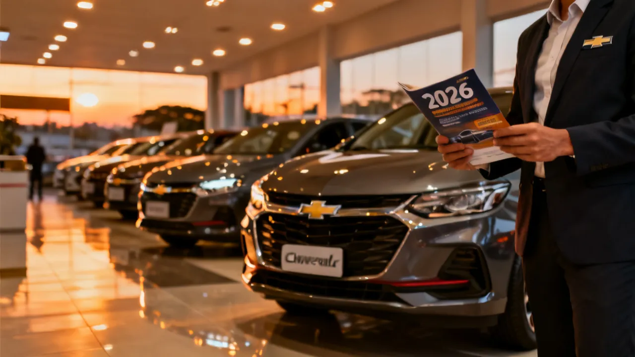Promoções Chevrolet 2026: guia de escolhas e condições