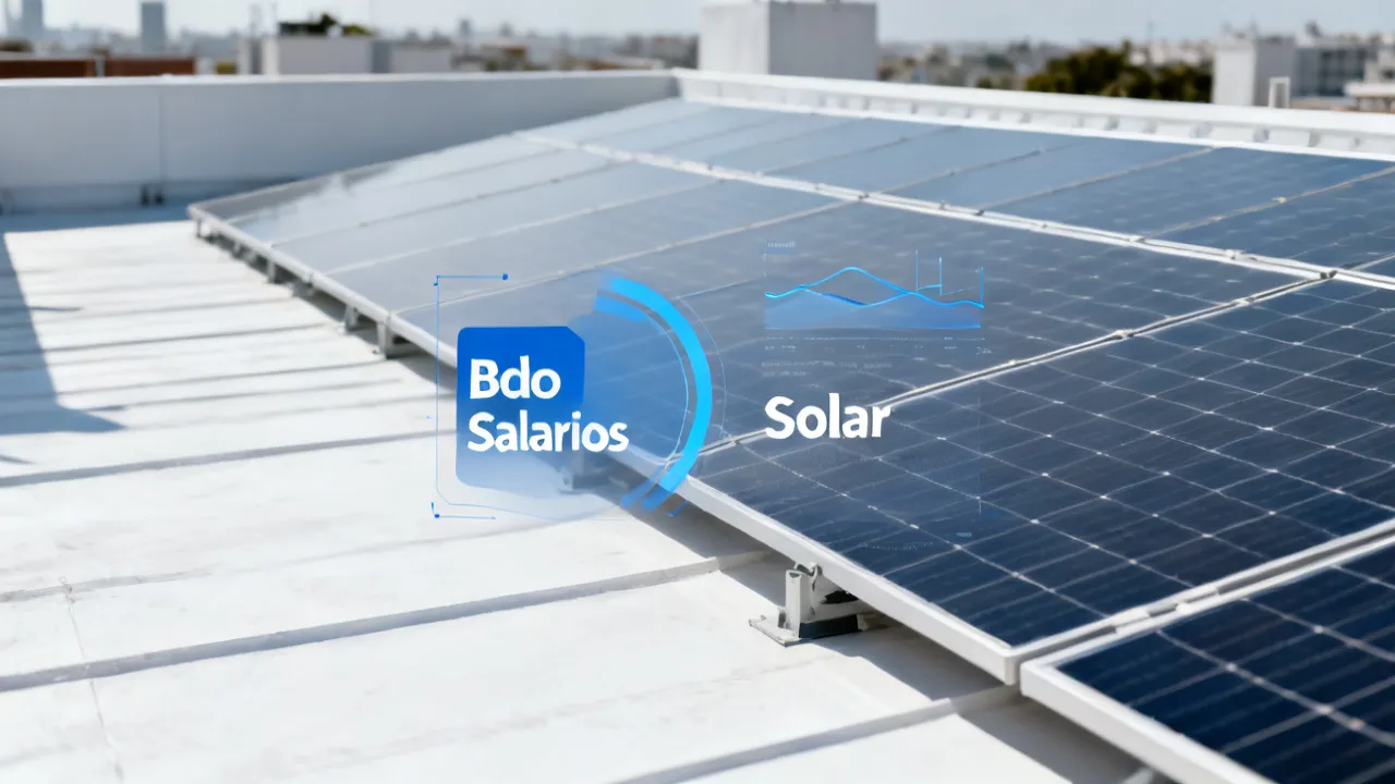 Guía objetiva para Bdo Salarios y paneles solares