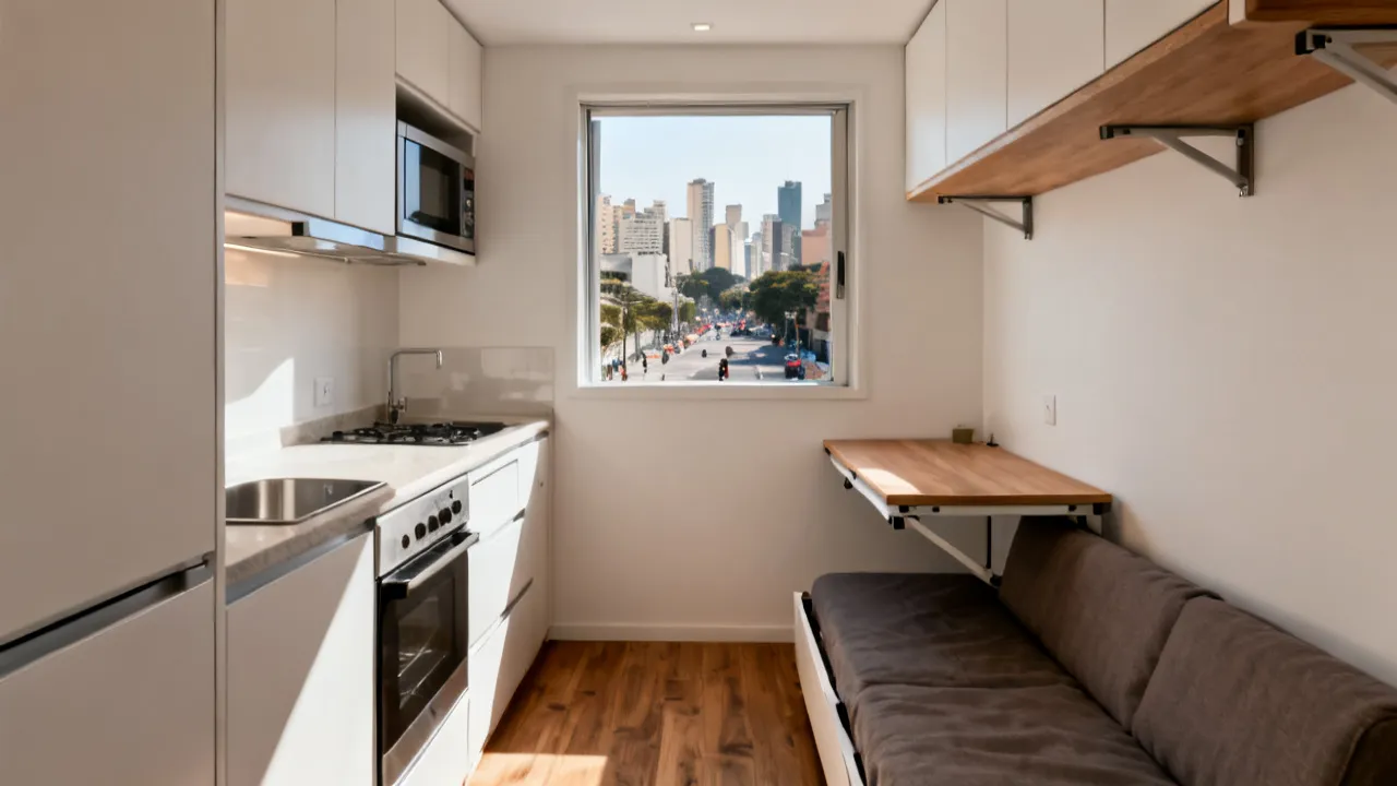 Apartamento de 14m²: guia para otimizar e decidir