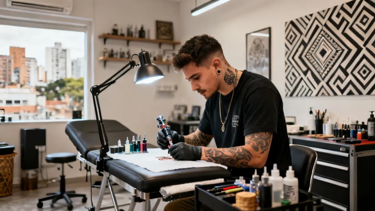 Guia profissional de tatuagem na Anhanguera Tatuapé